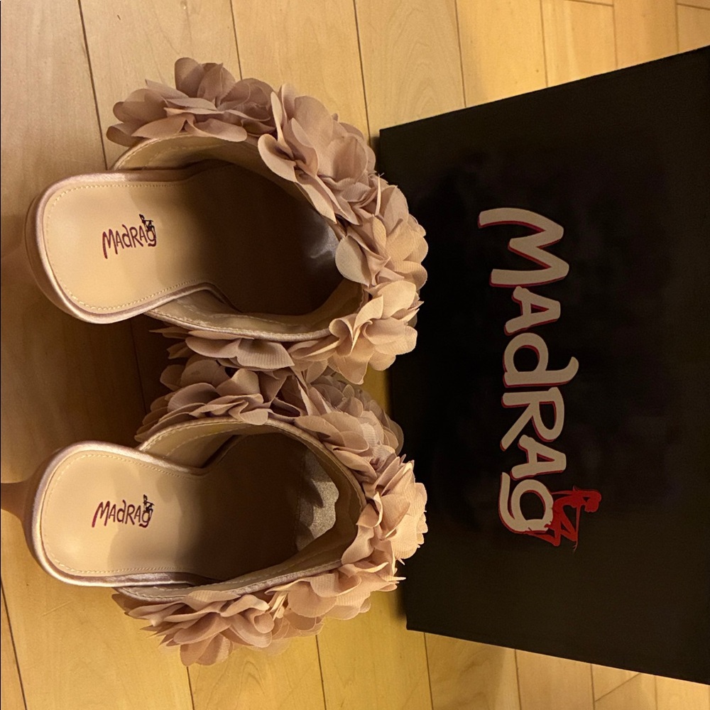 MadRag Women's Floral Blush Mules - Picture 6 of 7